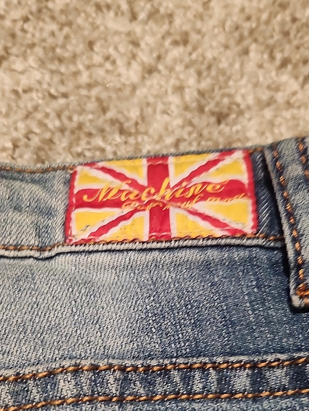 Machine Skinny Ripped Jeans - Blue - Picture 5 of 10